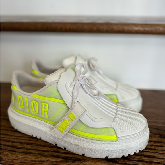 CHRISTIAN DIOR
Reflective Dior-ID Platform Sneakers 38.5 Yellow Fluo - Picture 2 of 7